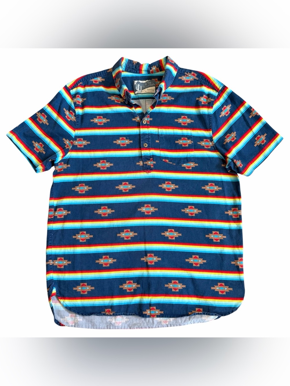 Chubbies The Nutter Men’s Southwest Button Up Shirt Sz XL Aztec Western Pattern